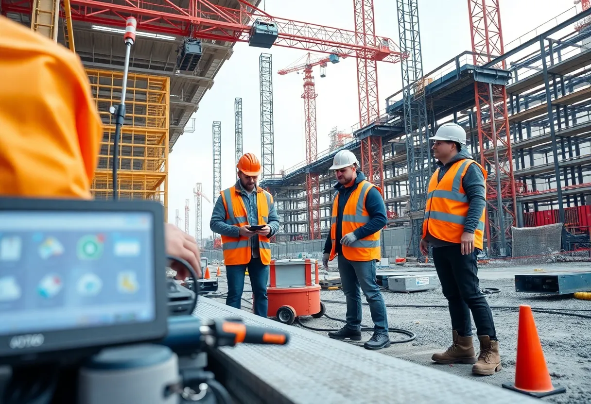 Advanced technology used in construction to enhance productivity