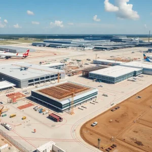 Expanding terminal area at Northwest Florida Beaches International Airport