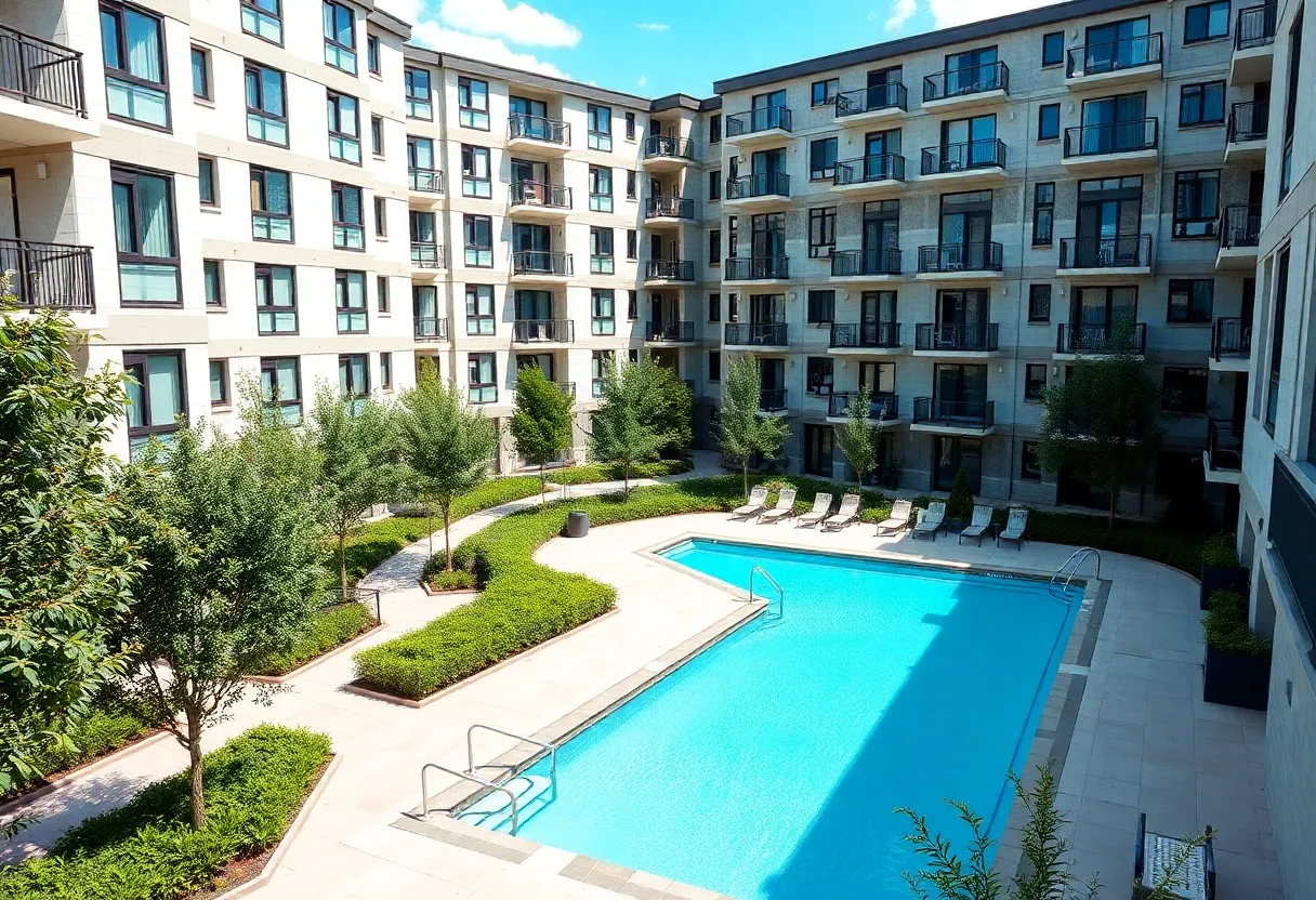 Affordable housing project in Hollywood featuring modern design