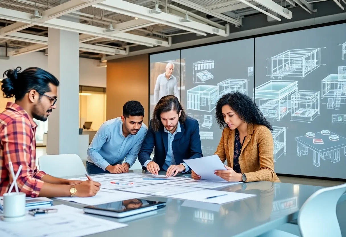 Architects collaborating using Skema Design Catalog