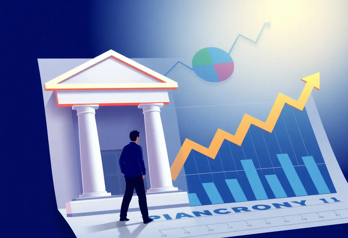 Illustration of financial graphs showing profitability trends