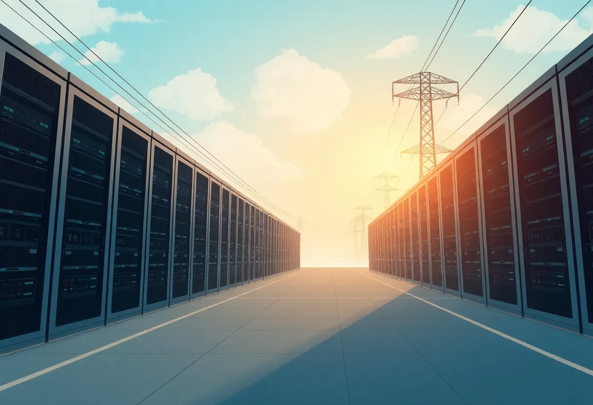 Visual representation of data centers in Florida under new sales tax rules.