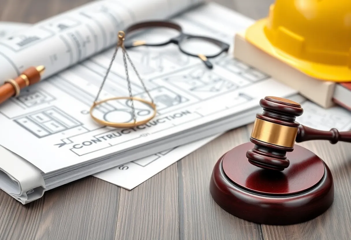 Symbolic representation of construction law with legal elements
