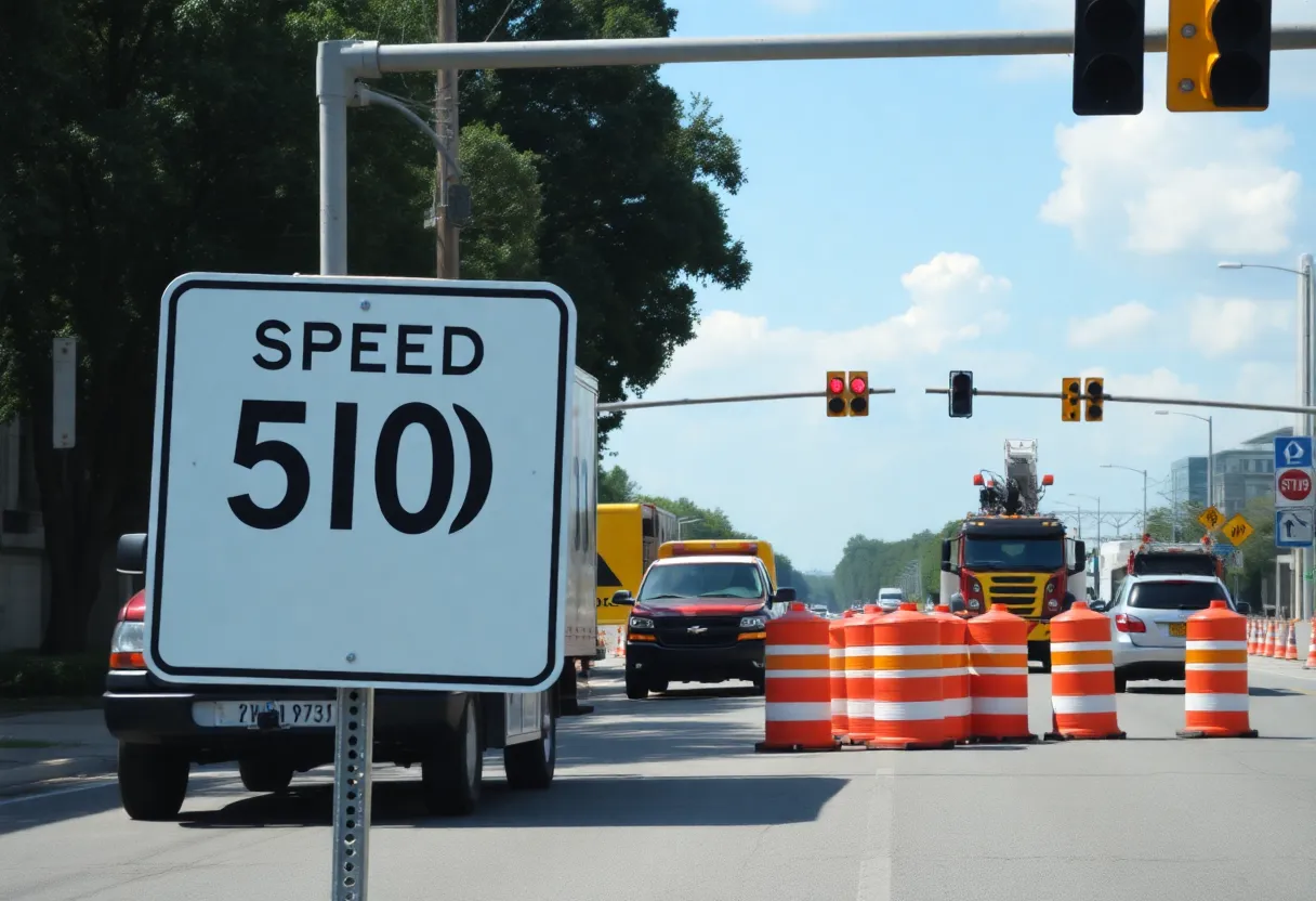Speed tables in Savannah's construction zones for improved traffic management